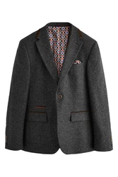 Next Baukastensakko Regular Fit Donegal Anzugsakko Dunkelgrau/Grau/Hellblau/Braun
