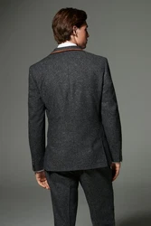 Next Baukastensakko Regular Fit Donegal Anzugsakko Dunkelgrau/Grau/Hellblau/Braun