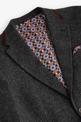 Next Baukastensakko Regular Fit Donegal Anzugsakko Dunkelgrau/Grau/Hellblau/Braun