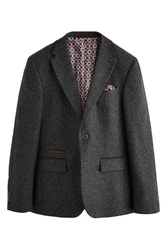 Next Baukastensakko Regular Fit Donegal Anzugsakko Dunkelgrau/Grau/Hellblau/Braun