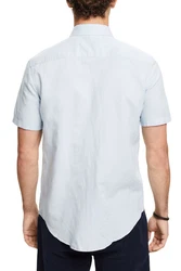 Esprit Langarmhemd Hellblau/Blau