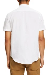 Esprit Langarmhemd Weiß/Creme