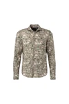 JOOP! Hemd Dunkelgrün/Khaki/Braun