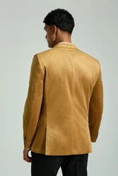 Next Sakko Self Slim Fit Sakko (1-tlg) Gelb