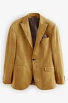 Next Sakko Self Slim Fit Sakko (1-tlg) Gelb