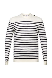 Esprit Strickpullover Dunkelblau/Weiß/Creme/Schwarz