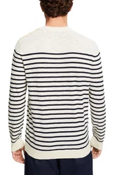 Esprit Strickpullover Dunkelblau/Weiß/Creme/Schwarz