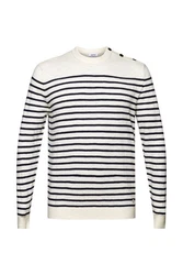 Esprit Strickpullover Dunkelblau/Weiß/Creme/Schwarz