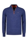 New Zealand Auckland Strickpullover Dunkelblau/Blau