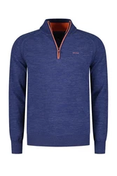 New Zealand Auckland Strickpullover Dunkelblau/Blau