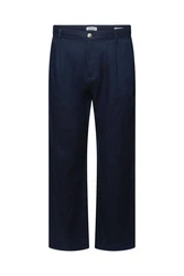 Esprit Anzughose Dunkelblau/Blau