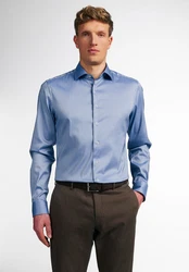 Eterna Businesshemd Hellblau/Blau/Dunkelblau