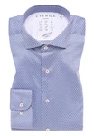 Eterna Langarmhemd Businesshemd Dunkelblau/Blau/Hellblau