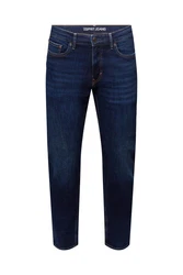 Esprit Weite Jeans Dunkelblau/Blau