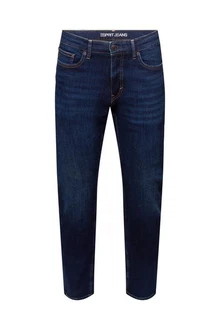 Esprit Weite Jeans Dunkelblau/Blau