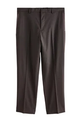 Next Anzughose Slim Fit Smokinghose Khaki/Braun/Dunkelbraun/Grau