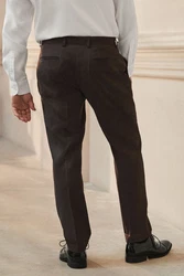 Next Anzughose Slim Fit Smokinghose Khaki/Braun/Dunkelbraun/Grau