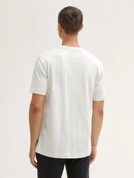 TOM TAILOR T-Shirt Basic Grau/Khaki/Hellgrau/Weiß