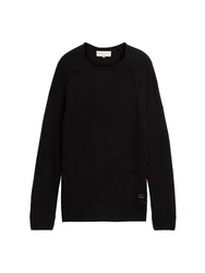 TOM TAILOR DENIM Pullover Schwarz