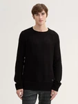 TOM TAILOR DENIM Pullover Schwarz