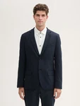 TOM TAILOR Sakko mit Stretch-Anteil Hellblau/Dunkelblau