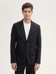TOM TAILOR Sakko mit Stretch-Anteil Hellblau/Dunkelblau/Dunkelgrau