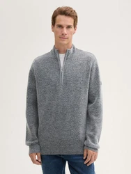 TOM TAILOR Pullover Hellgrau/Grau/Dunkelgrau