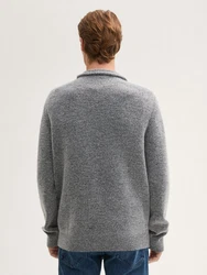TOM TAILOR Pullover Hellgrau/Grau/Dunkelgrau