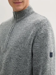 TOM TAILOR Pullover Hellgrau/Grau/Dunkelgrau