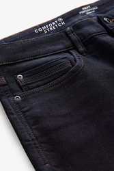 Next Skinny-fit-Jeans Skinny Fit Jeans mit Komfortstretch Dunkelblau