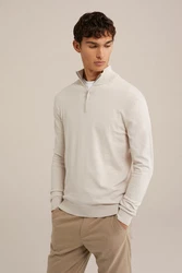 WE Fashion Sweater Braun/Beige/Khaki/Lila