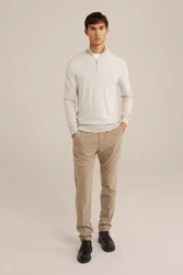 WE Fashion Sweater Braun/Beige/Khaki/Lila