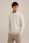 WE Fashion Sweater Braun/Beige/Khaki/Lila