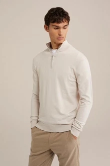 WE Fashion Sweater Braun/Beige/Khaki/Lila
