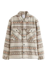 Next Hemdjacke im Navajo-Stil Creme/Beige