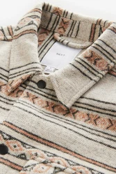 Next Hemdjacke im Navajo-Stil Creme/Beige