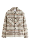 Next Hemdjacke im Navajo-Stil Creme/Beige