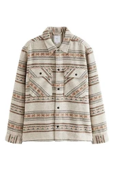 Next Hemdjacke im Navajo-Stil Creme/Beige