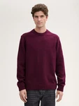 TOM TAILOR Longpullover dunkelrot