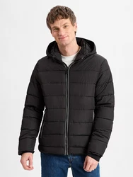Nils Sundström Steppjacke Schwarz/Dunkelgrau