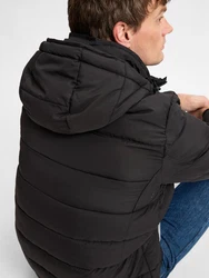 Nils Sundström Steppjacke Schwarz/Dunkelgrau