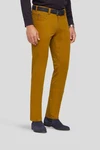 MEYER 5-Pocket-Hose Gelb/Braun