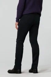 MEYER 5-Pocket Hose Chinos Diego mit Stretch-Dehnbund Dunkelblau/Schwarz/Lila