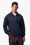 Next Trophy Sweatshirt mit Reißverschlusskragen Dunkelblau/Blau