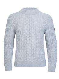 Strickpullover Herren Zopfmuster Sterling (1-tlg)