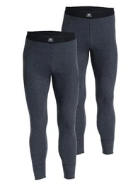 Lange Unterhose Herren Hose lang Clima Comfort 77293873-schwarz (Packung, 1-St., 2er Pack) Optimale Passform, pflegeleicht, formbestndig, strapazierfhig