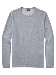OLYMP Pullover Strick Casual Crew Neck grau