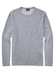 OLYMP Pullover Strick Casual Crew Neck grau