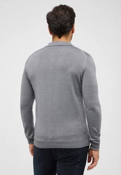 Eterna Polokragenpullover Grau/Hellgrau/Dunkelgrau/Dunkelblau