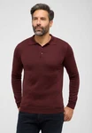 Eterna Polokragenpullover Dunkelrot/Bordeaux